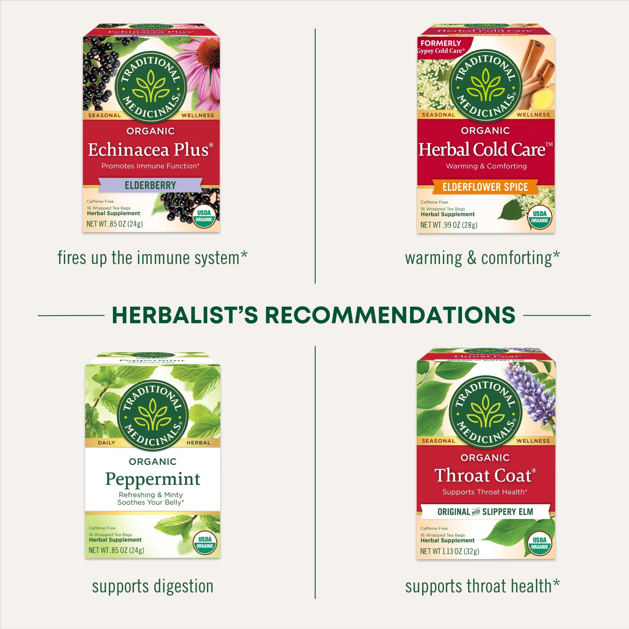 Traditional Medicinals Tea, Organic Breathe Easy with Eucalyptus Mint, Promotes Respiratory Health, Kosher, Non-GMO, Caffeine-Free, Compostable - 96 Tea Bags (Pack of 6 - Image 7